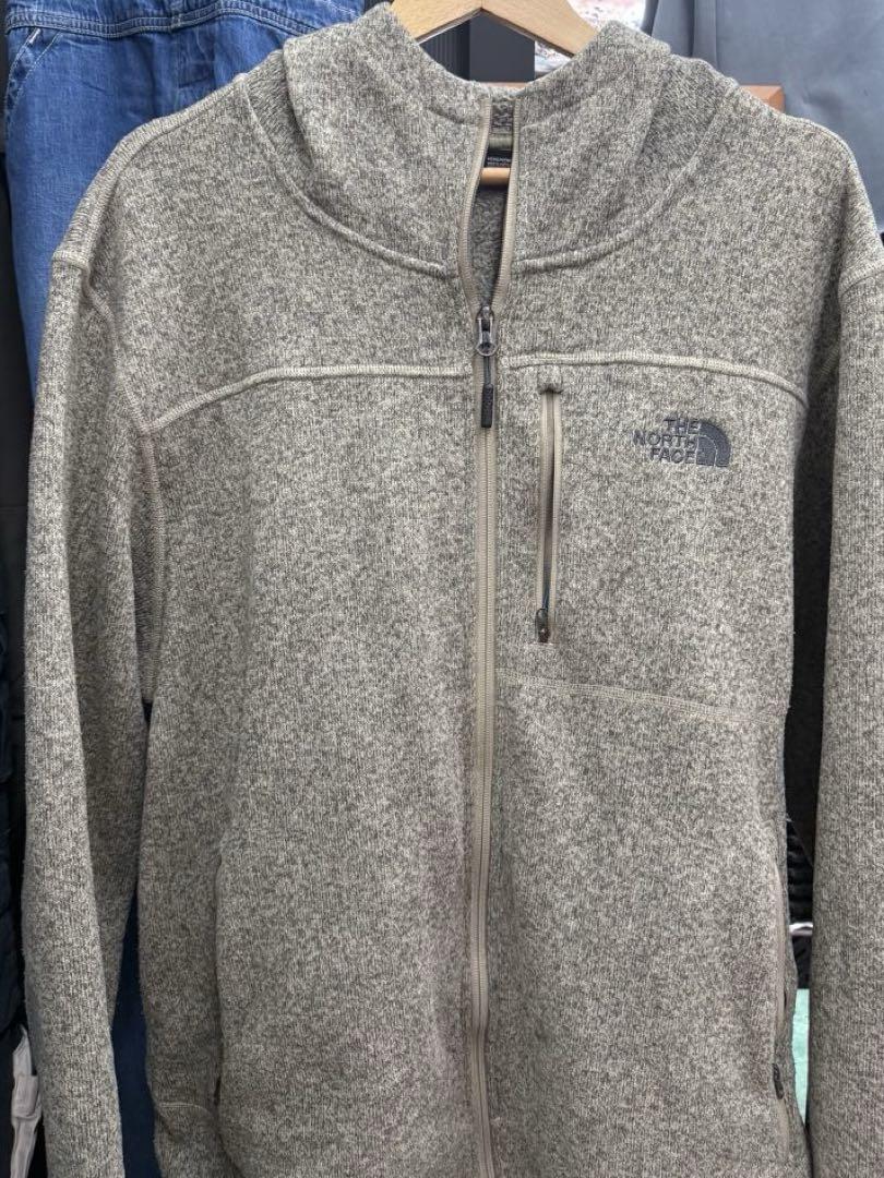希少！THE NORTH FACE フルジップニットパーカー XL
