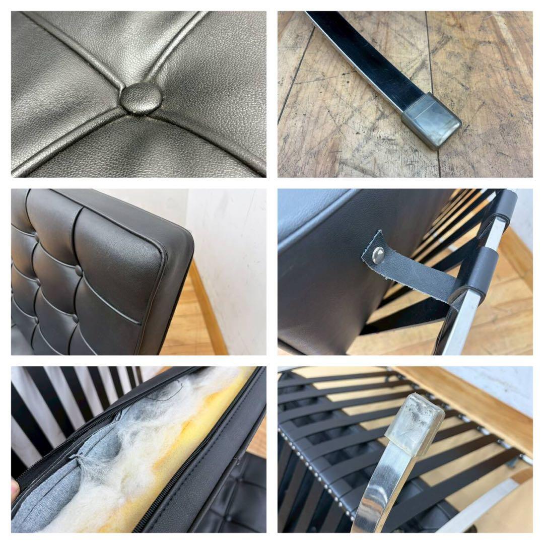 美品Barcelona Chairバルセロナチェア リプロダクト品1人掛けソファ 美品Barcelona Chairバルセロナチェア リプロダクト品1人掛けソファ