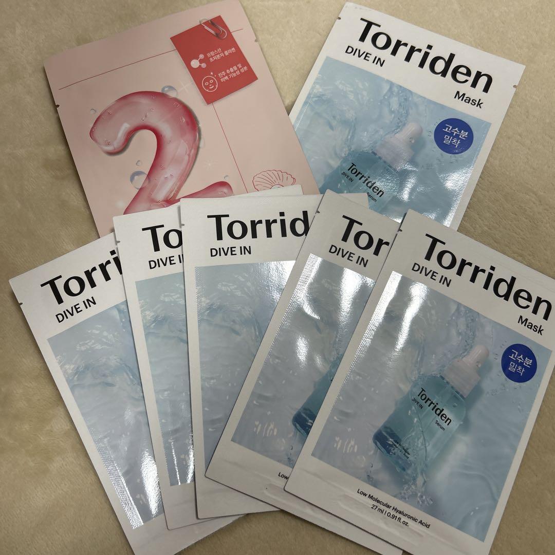 Torriden DIVE IN Mask 6枚& numbuzin2