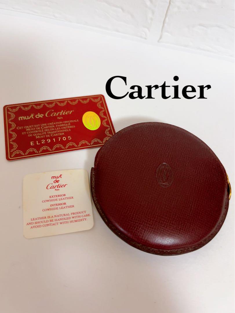 カルティエ Cartier コインケース 小銭入れ 丸型 男女兼用
