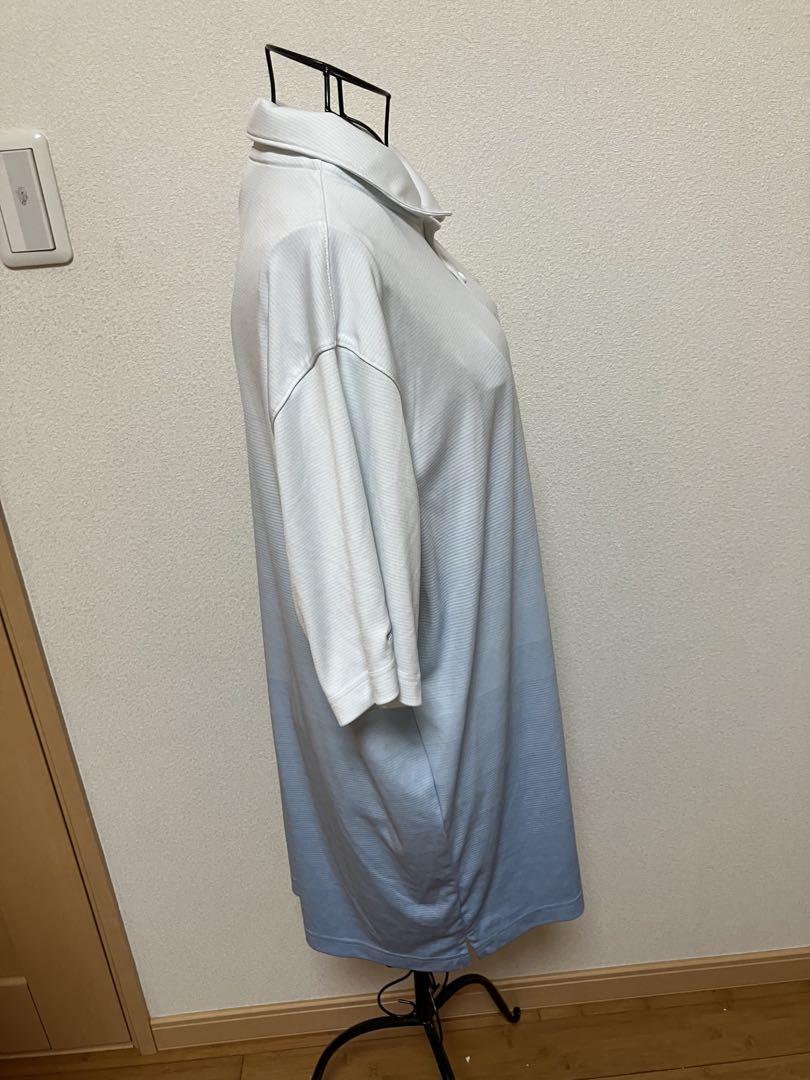 プーマ×コブラ シャツ 白×ライトブルー メンズ XL/US ゴルフウェア プーマ×コブラ シャツ 白×ライトブルー メンズ XL/US ゴルフ