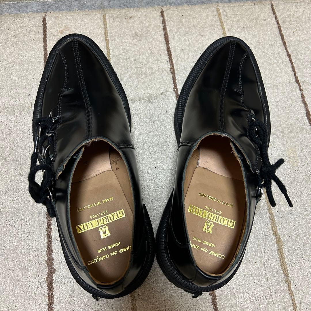 GEORGE COX × COMME des GARCONS レザーシューズ