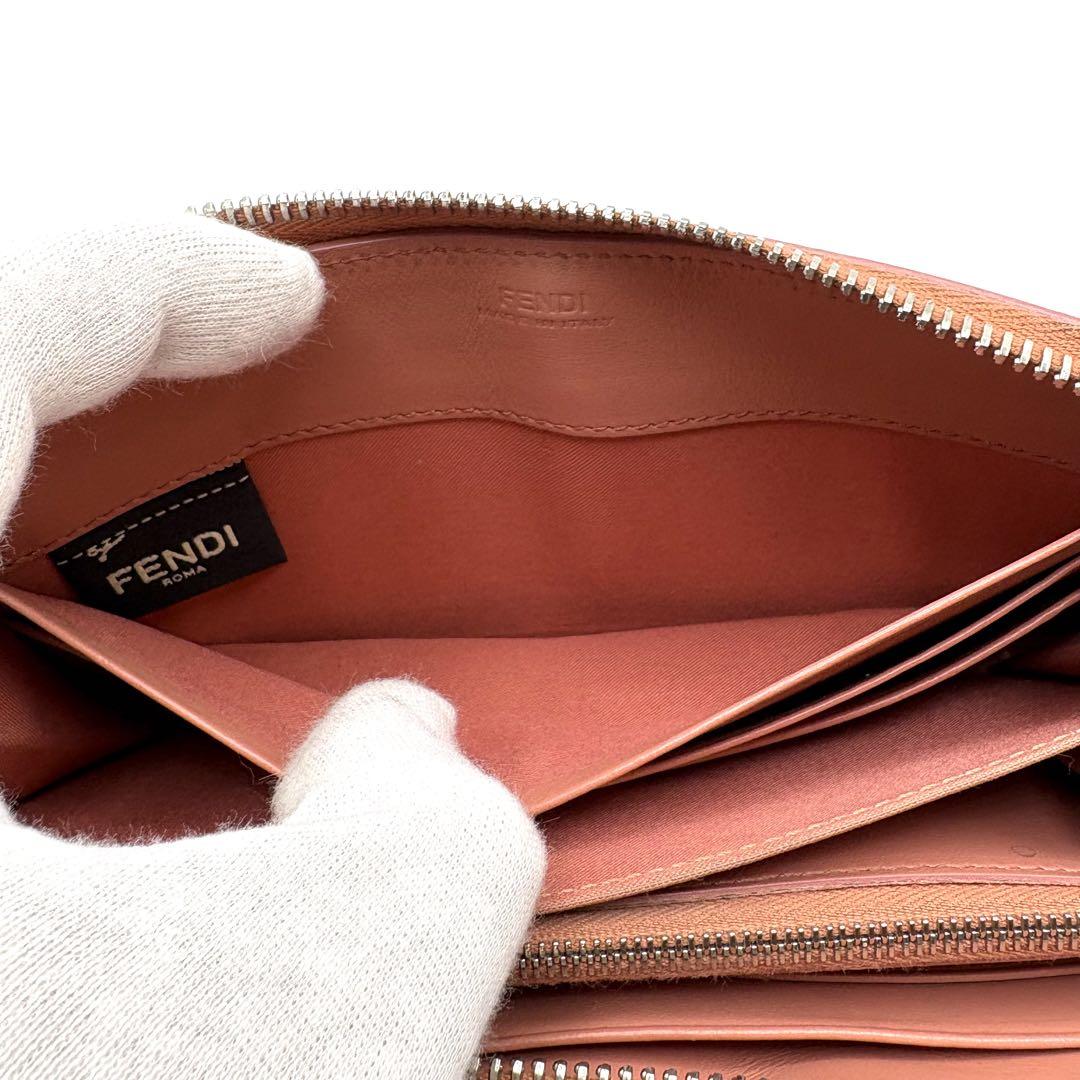 FENDI フェンディ 長財布 ラウンドファスナー エフイズ ウォレット 箱付き