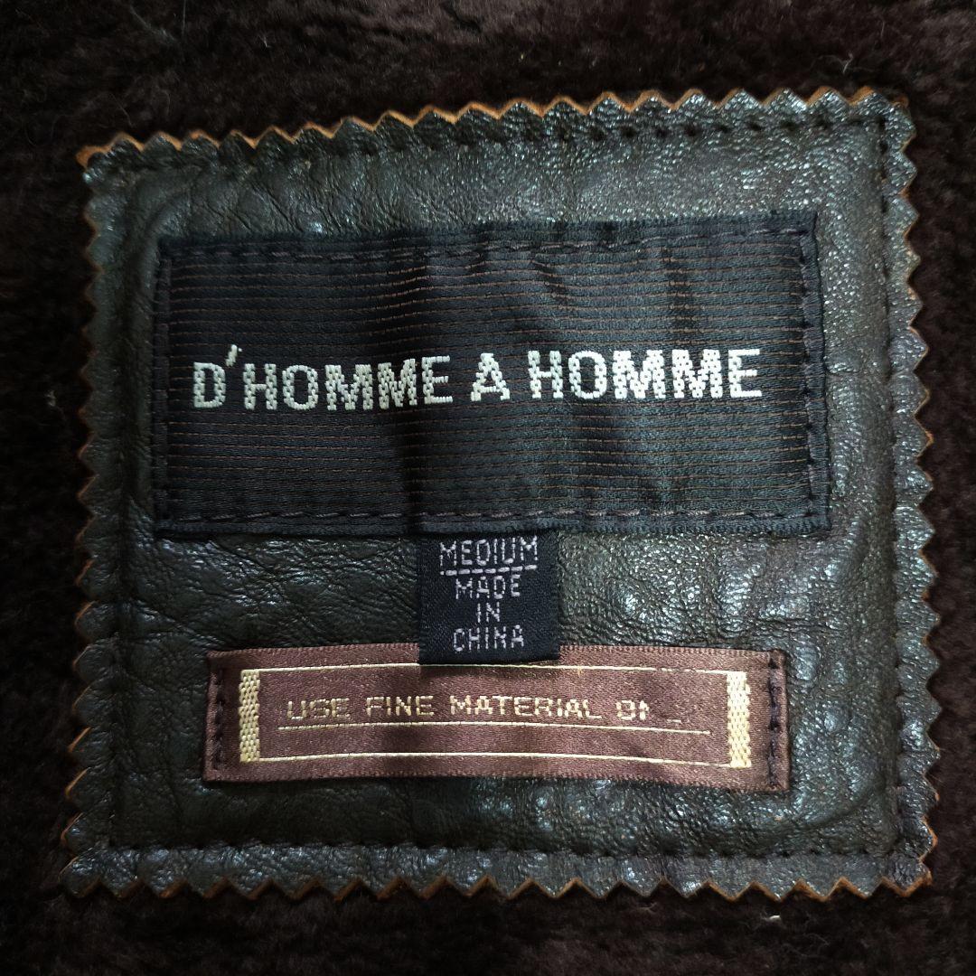 羊革　G-1タイプ　ライナー付　D'HOMME A'HOMME　レザージャケット