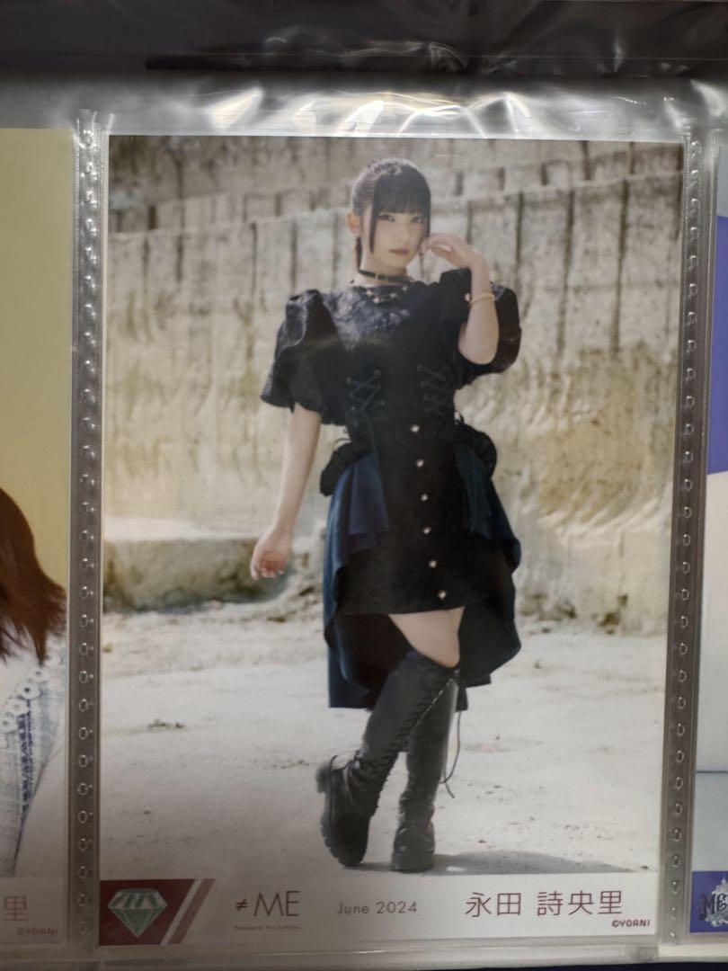 ≠ME ノイミー 永田詩央里 直筆 生写真 一言コメあり(写真
