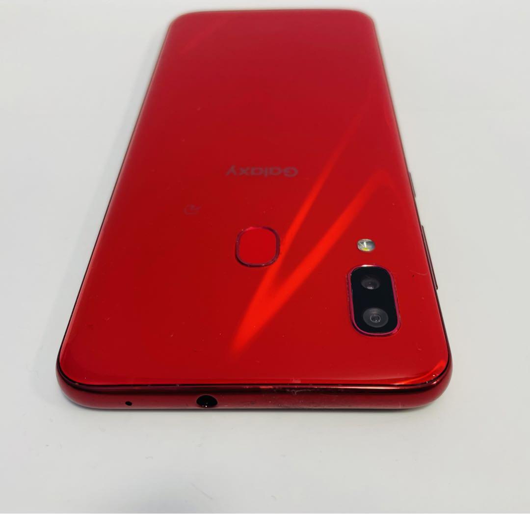 GALAXY A30 レッド 64GB SIMフリー 本体 scv43