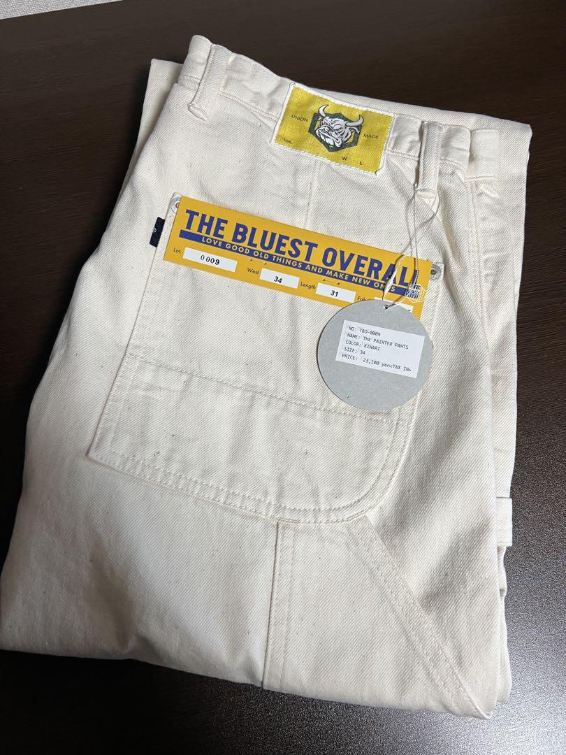 THE BLUEST THE PAINTER PANTS 34インチ　生成り