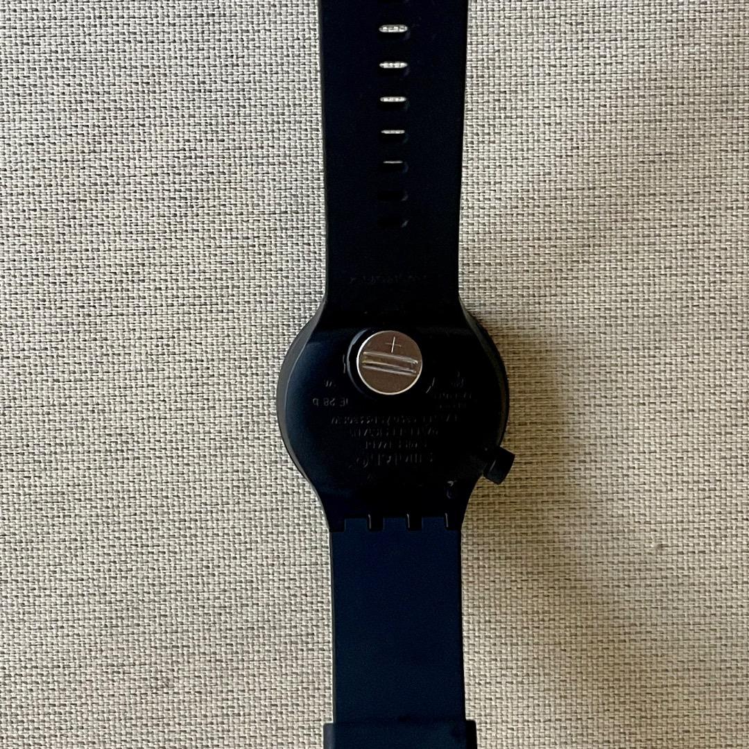 美品 Swatch スウォッチ BIGBOLD ブラック SB05B113