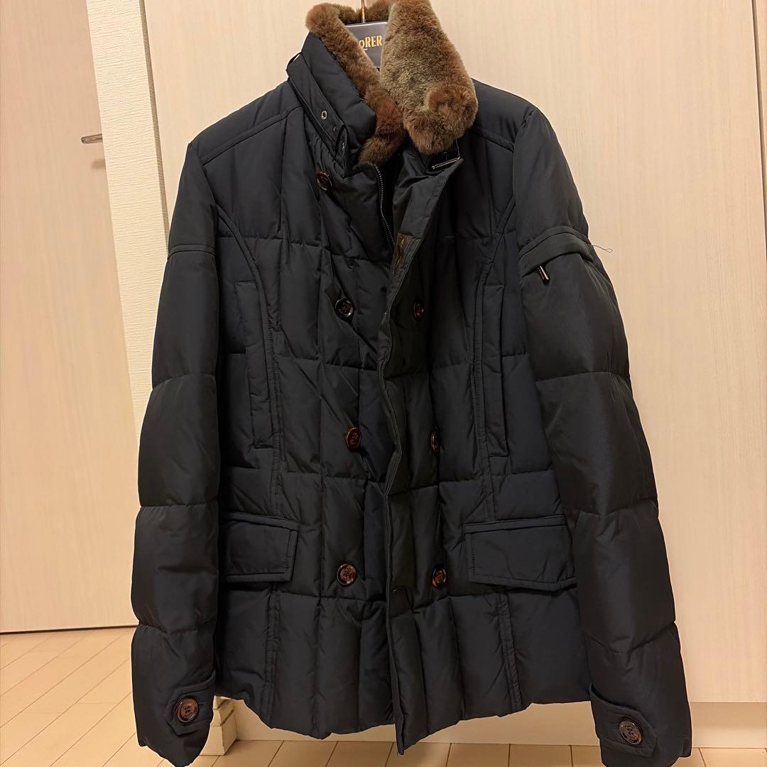 MOORER siro ダウンジャケット ネイビー 46