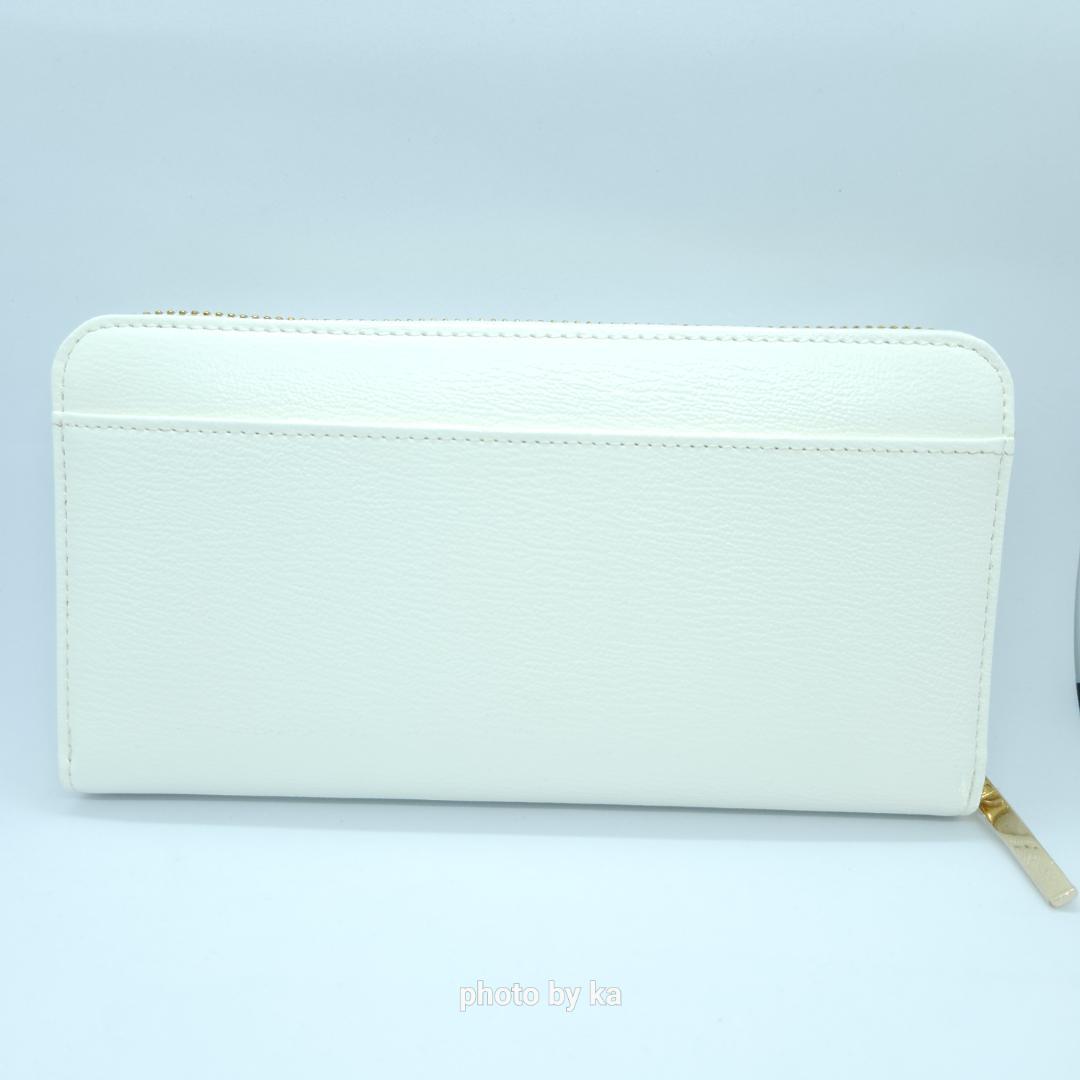 ホワイト 新品 ジルスチュアート エターナル ジップ長財布 JILLSTUART