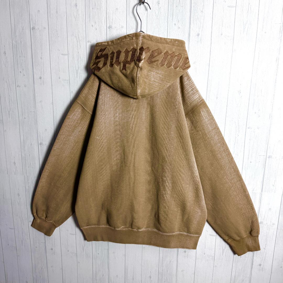 【美品肉厚☆入手困難モデル☆Lサイズ】シュプリームフード刺繍 パーカー即完売 【美品肉厚☆入手困難モデル☆Lサイズ】シュプリームフード刺繍 パーカー即完売