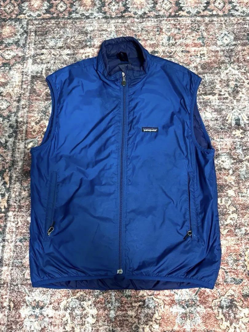 00's パタゴニア Patagonia パフボールベスト M ブルー - メルカリ