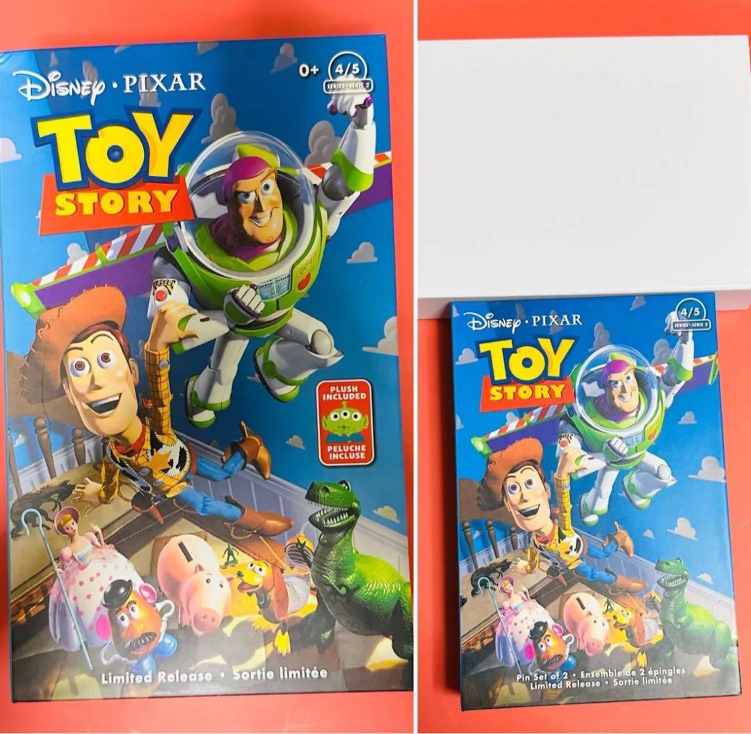 トイストーリー　VHS ぬいぐるみ　ピンバッジ