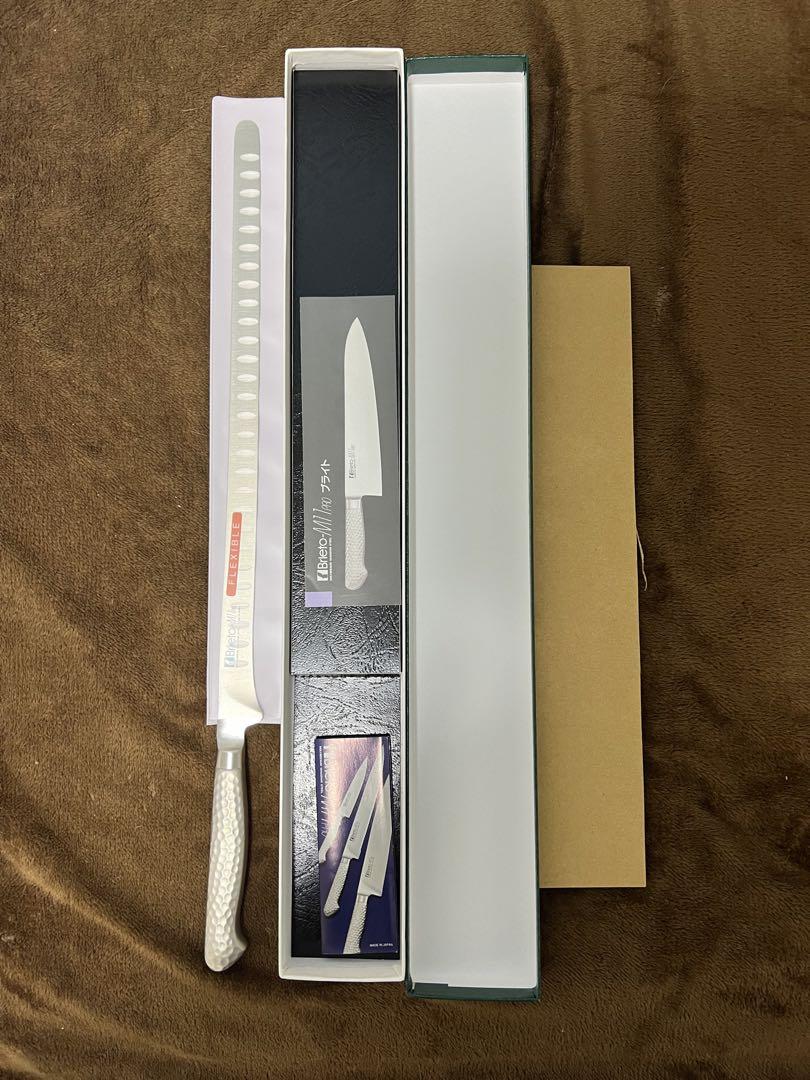 包丁　片岡製作所　Brieto-M11pro サーモンスライサー