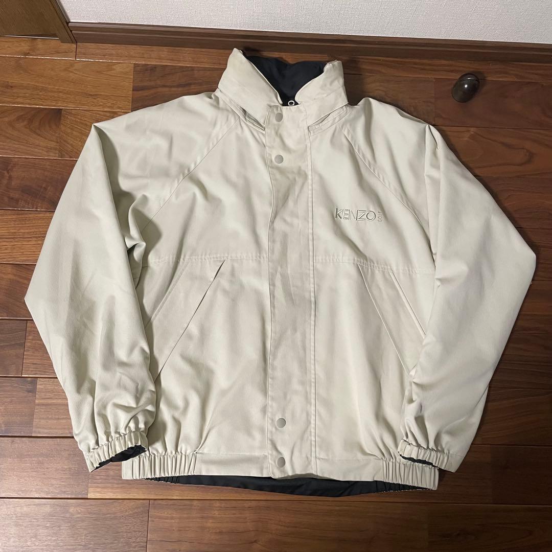 KENZO GOLF リバーシブルジャケット 黒 オフホワイト KENZO GOLF リバーシブルジャケット 黒 オフホワイト