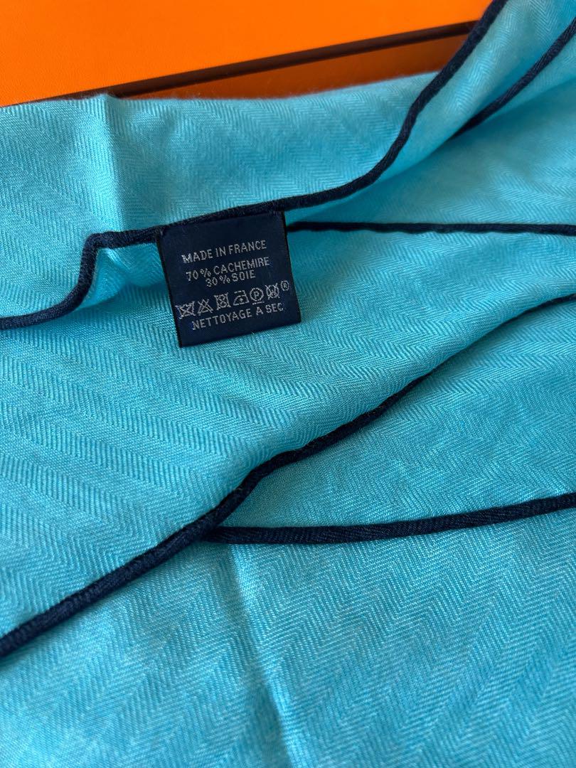 未使用品 エルメス HERMES スカーフ ロザンジュ ユニ カシミヤ シルク