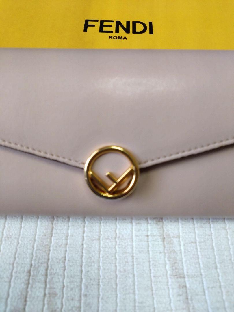 FENDI　長財布 ピンク
