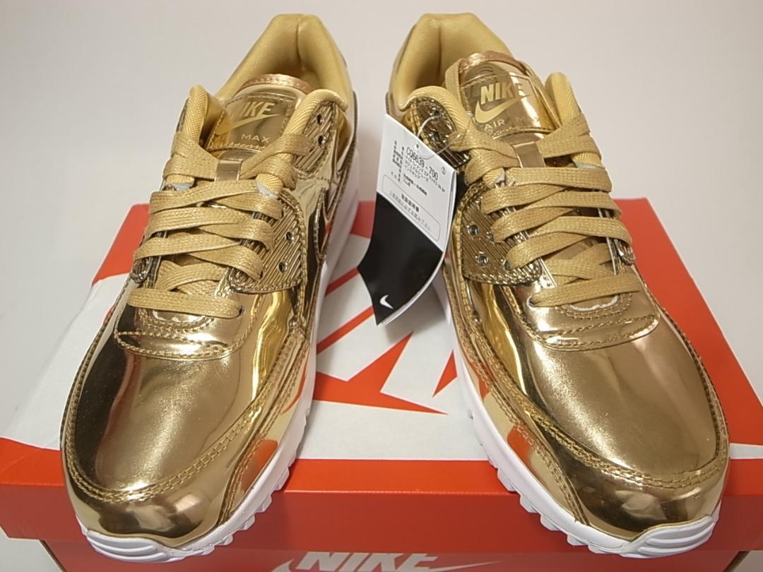 通販超特価 新品W AIR MAX 90 SPメタリックゴールドMETALLIC金 28cm AdKuN-m85681861797 格安超激安