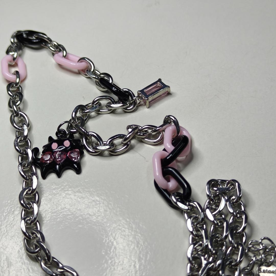 黒猫チャーム付きアンクレット