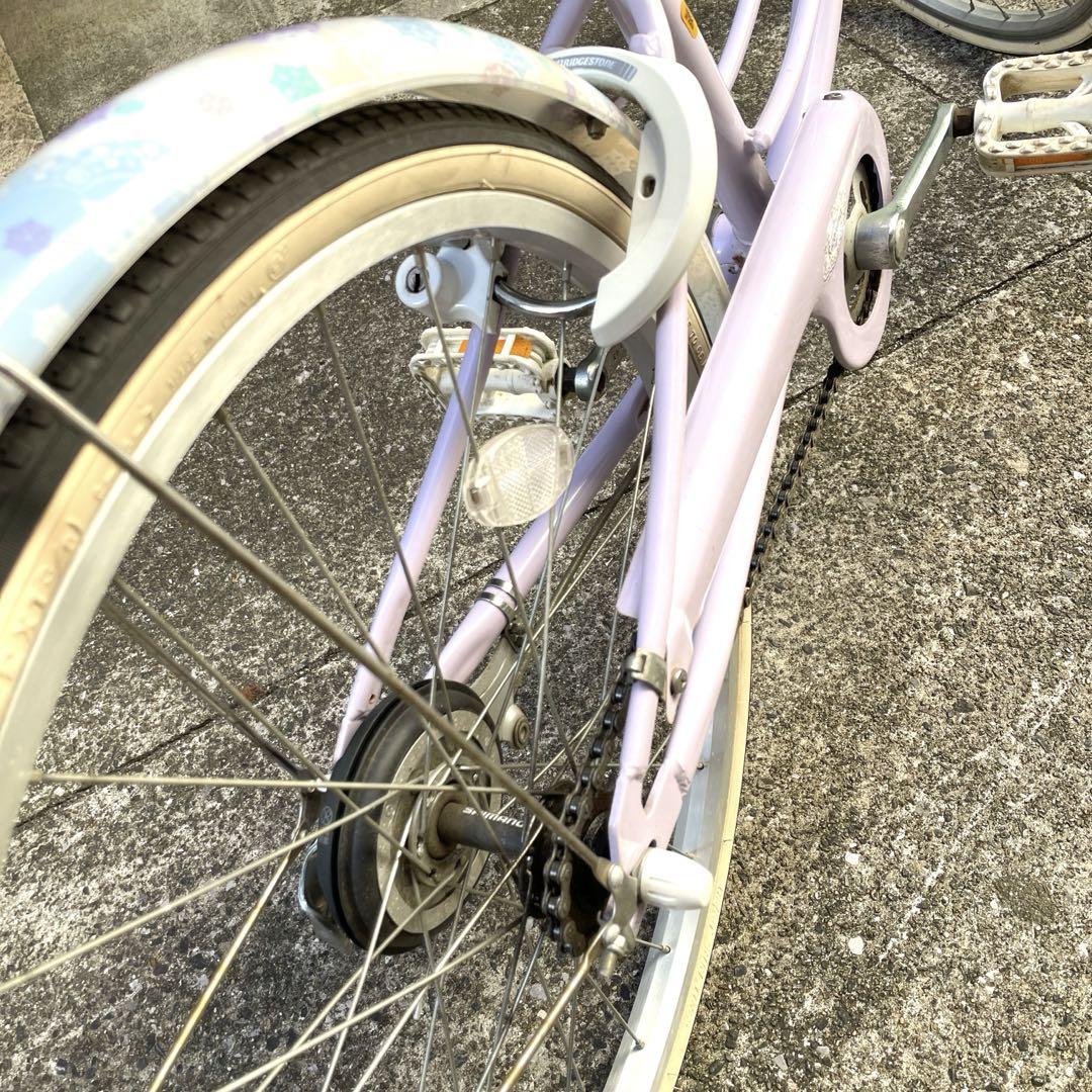 ブリヂストン　ジュニアサイクル　リコリーナ　ティーンラベンダー　　22インチ