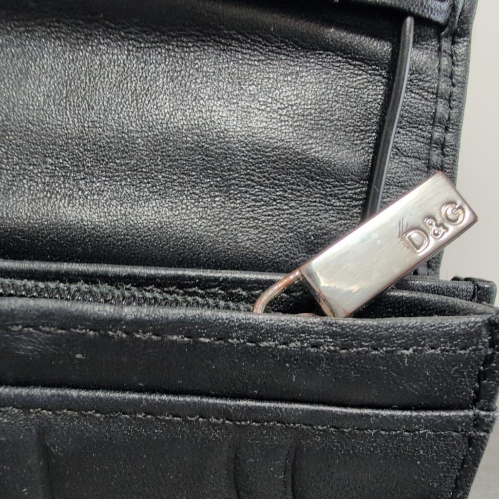 ドルチェ&ガッバーナ　長 財布　DOLCE&GABBANA　ドルガバ　黒　D&G