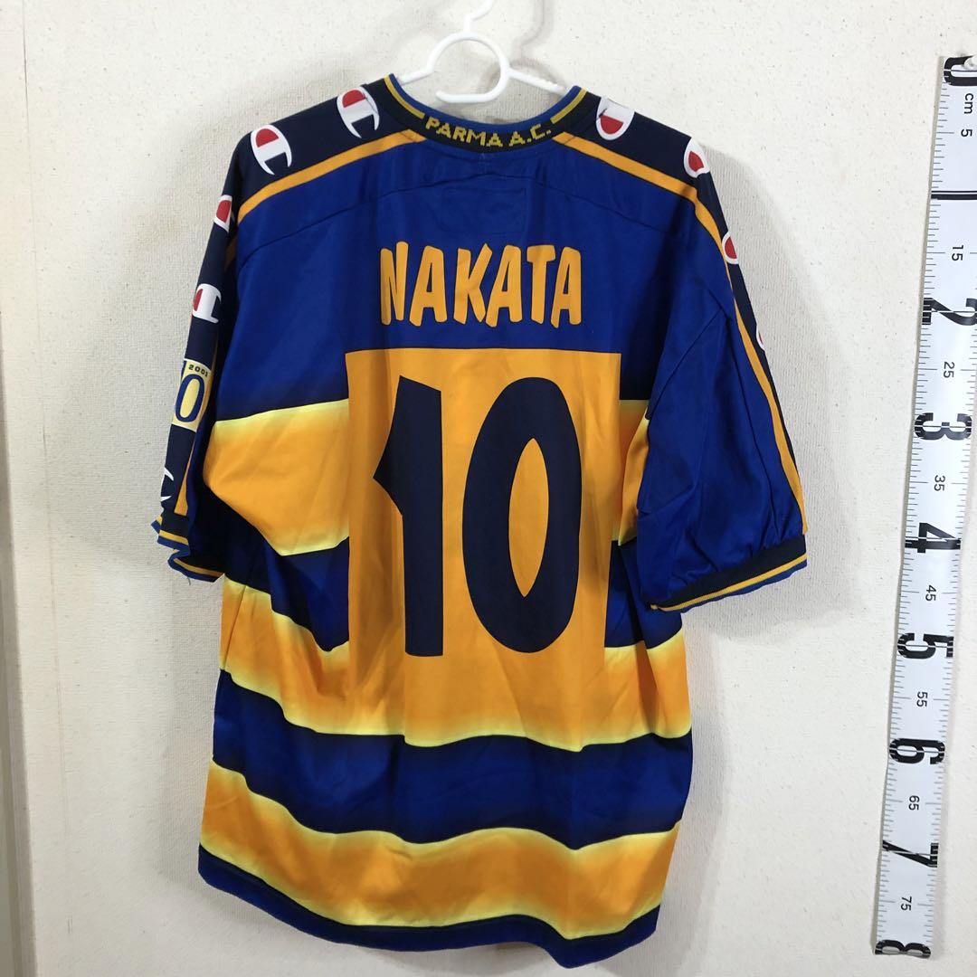パルマ サッカーユニフォーム 中田英寿 10番 チャンピオン パルマ サッカーユニフォーム 中田英寿 10番 チャンピオン