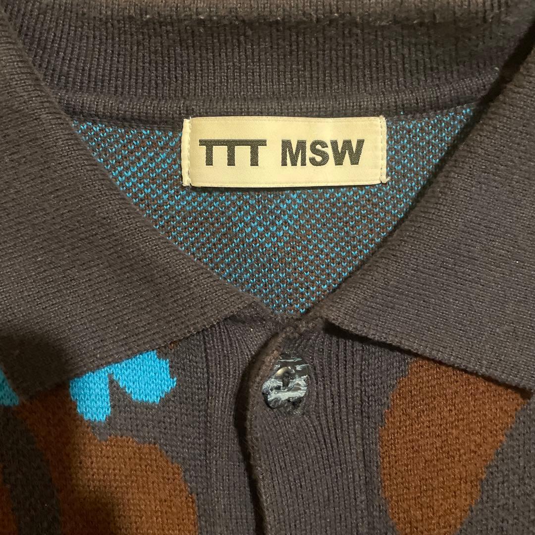 【Aka様専用】 TTT MSW / Flower camo knit polo 【Aka様専用】 TTT MSW / Flower camo knit polo