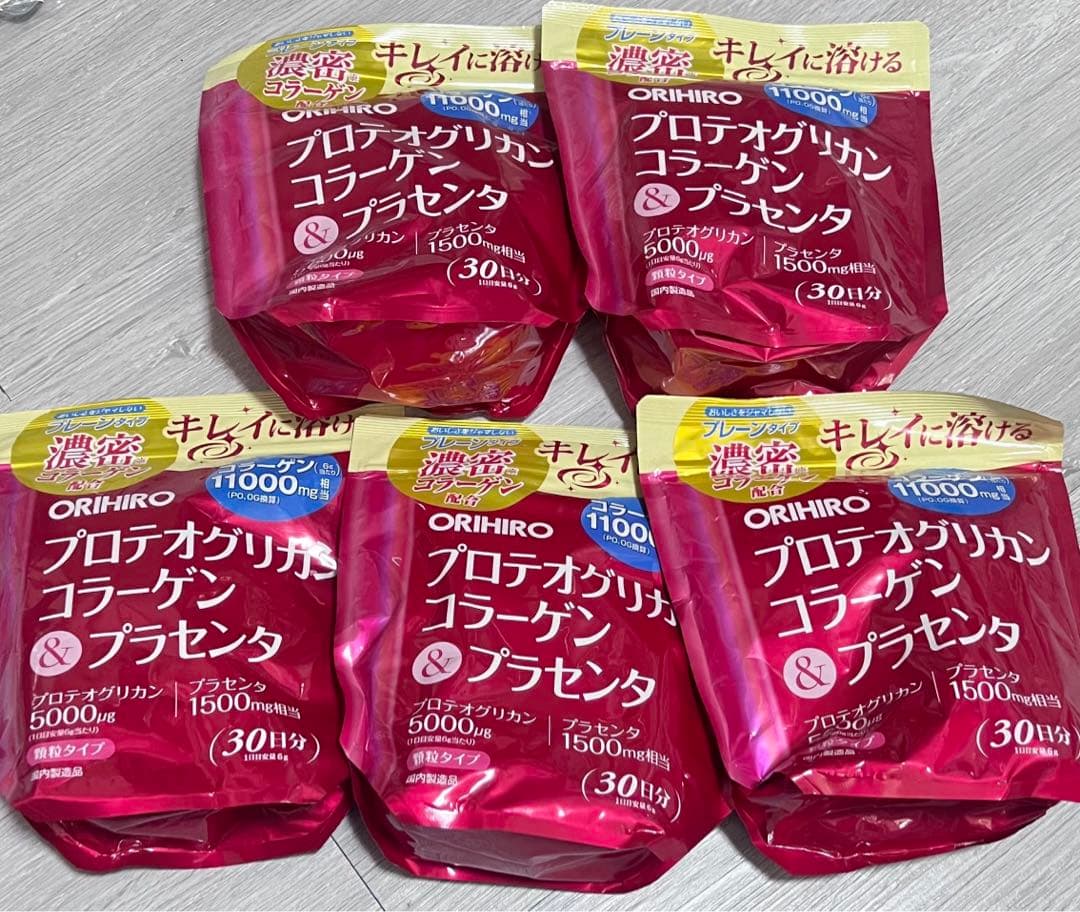 ORIHIRO オリヒロ プロテオグリカンコラーゲン＆プラセンタ 5袋