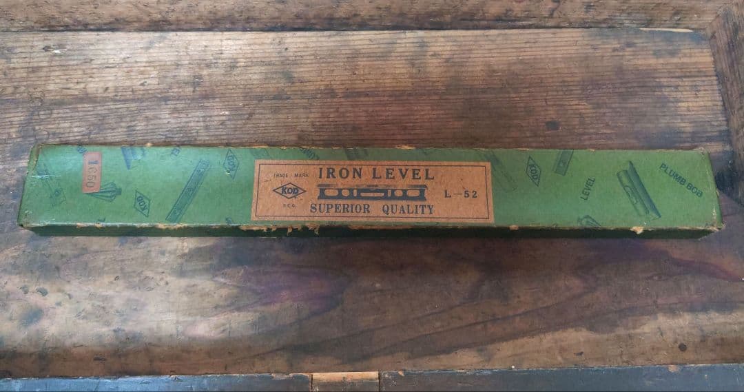 アイアン水平器 L-52 グリーン