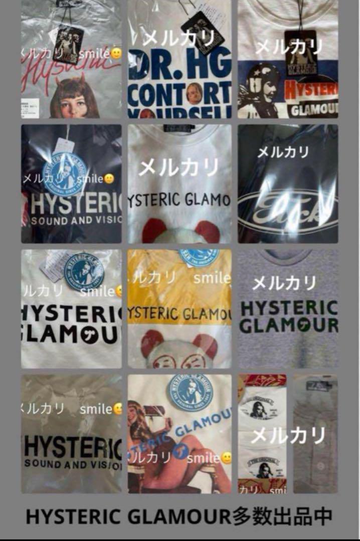 HYSTERIC GLAMOUR HYSTERICロゴ クロスボディーバッグ 白