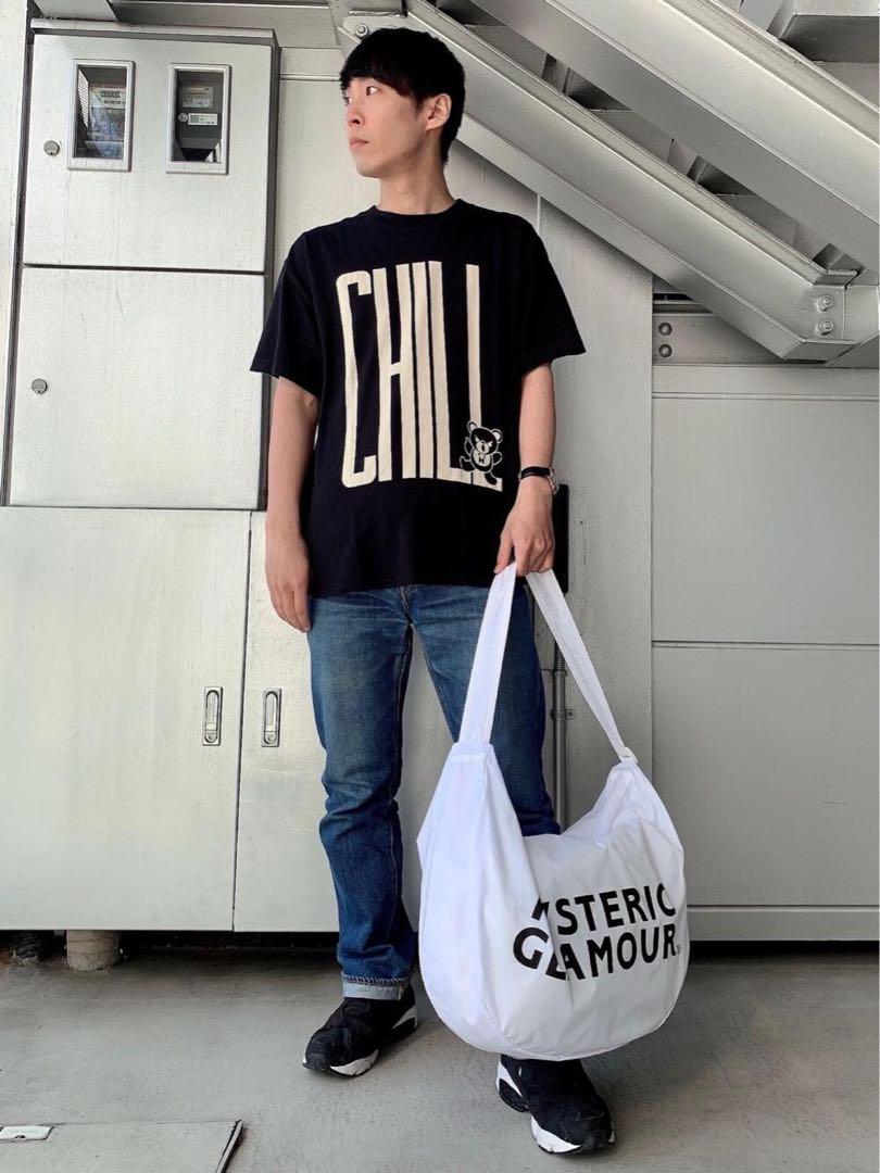 HYSTERIC GLAMOUR HYSTERICロゴ クロスボディーバッグ 白