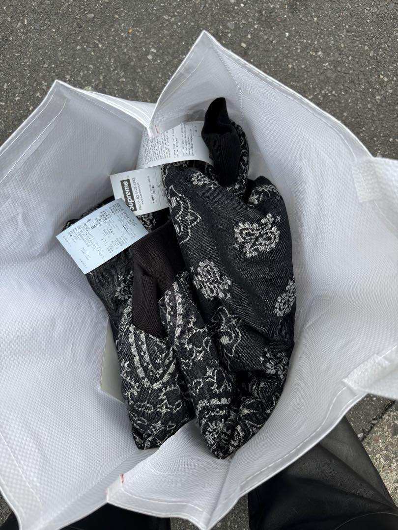 ジャケット・アウター supreme Bandana Jacquard Denim S