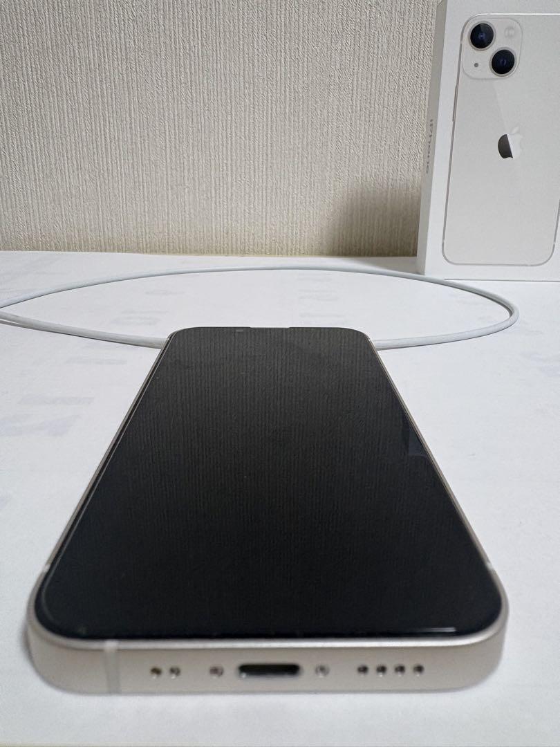 iPhone 13mini 128GB スターライト　箱、充電ケーブル付き