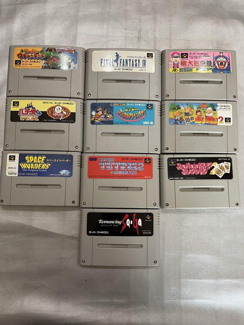 スーパーファミコン ゲームソフト10本セット - メルカリ