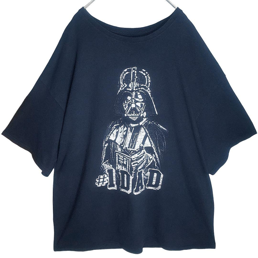☆US Disney Parks☆男女兼用 ダースベイダー Tシャツ ☆ STAR WARS ダースベイダー DAD プリント Tシャツ ☆ - メルカリ