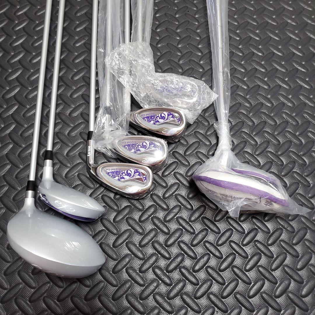 Crystal Cat ef2 レディース ゴルフセット 美品 未使用あり