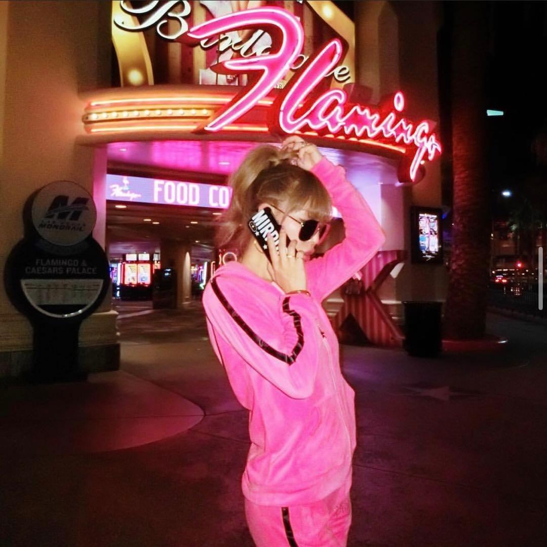 ピンク ストライプ セットアップ破損あり