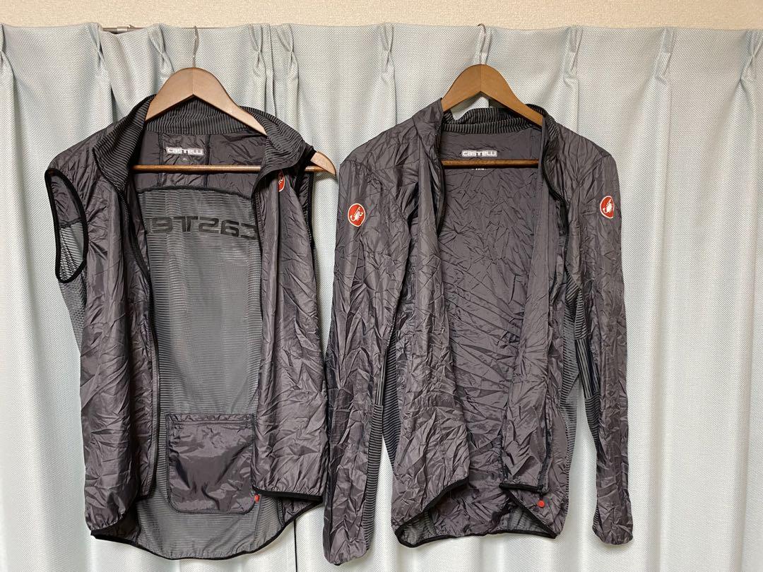 CASTELLI カステリ　防風　ジャケット　ジレ　セット売り　ARIA