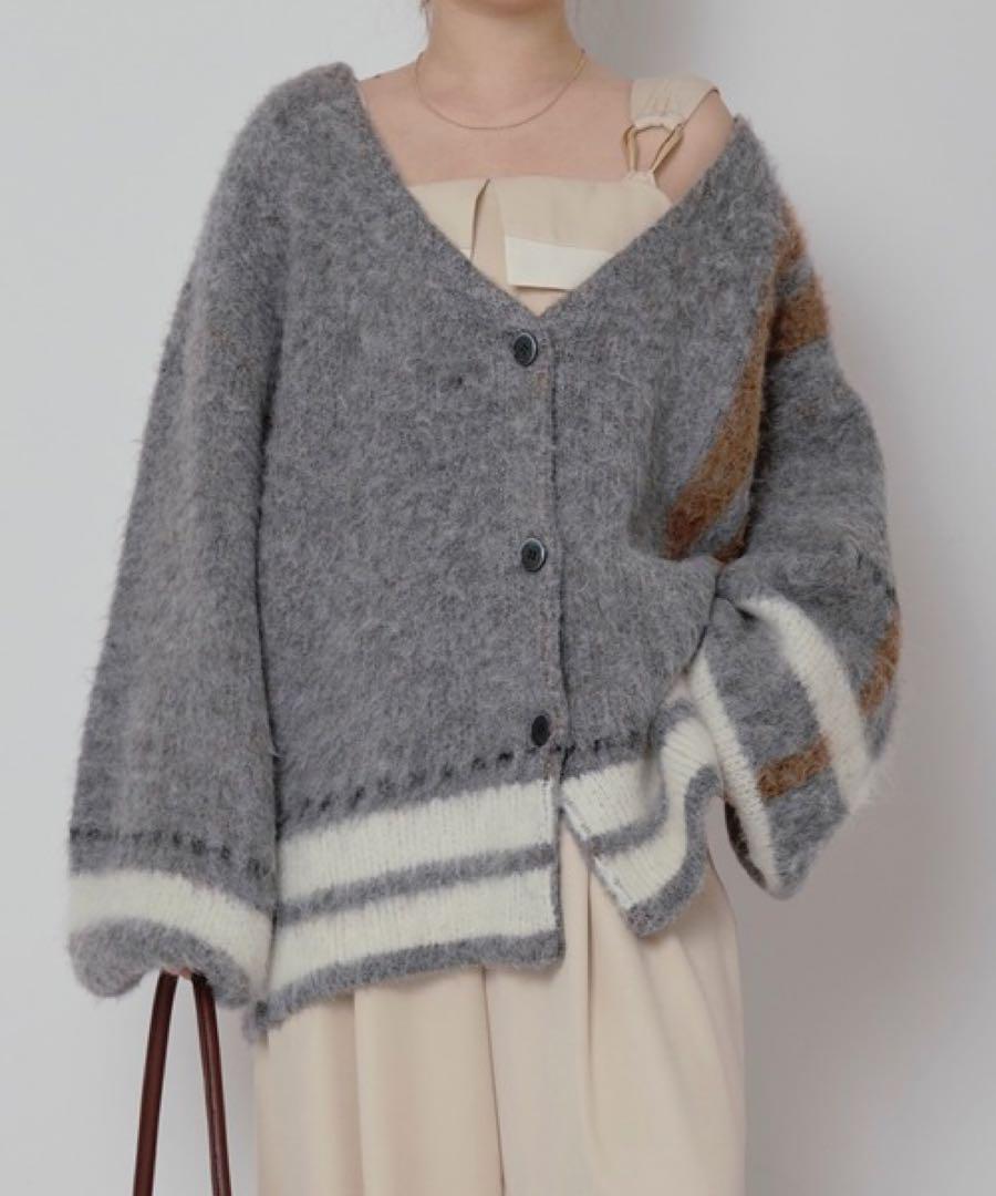 2025年おすすめのアイテム満載 loin nuit knitcardigan pattern plaid トップス