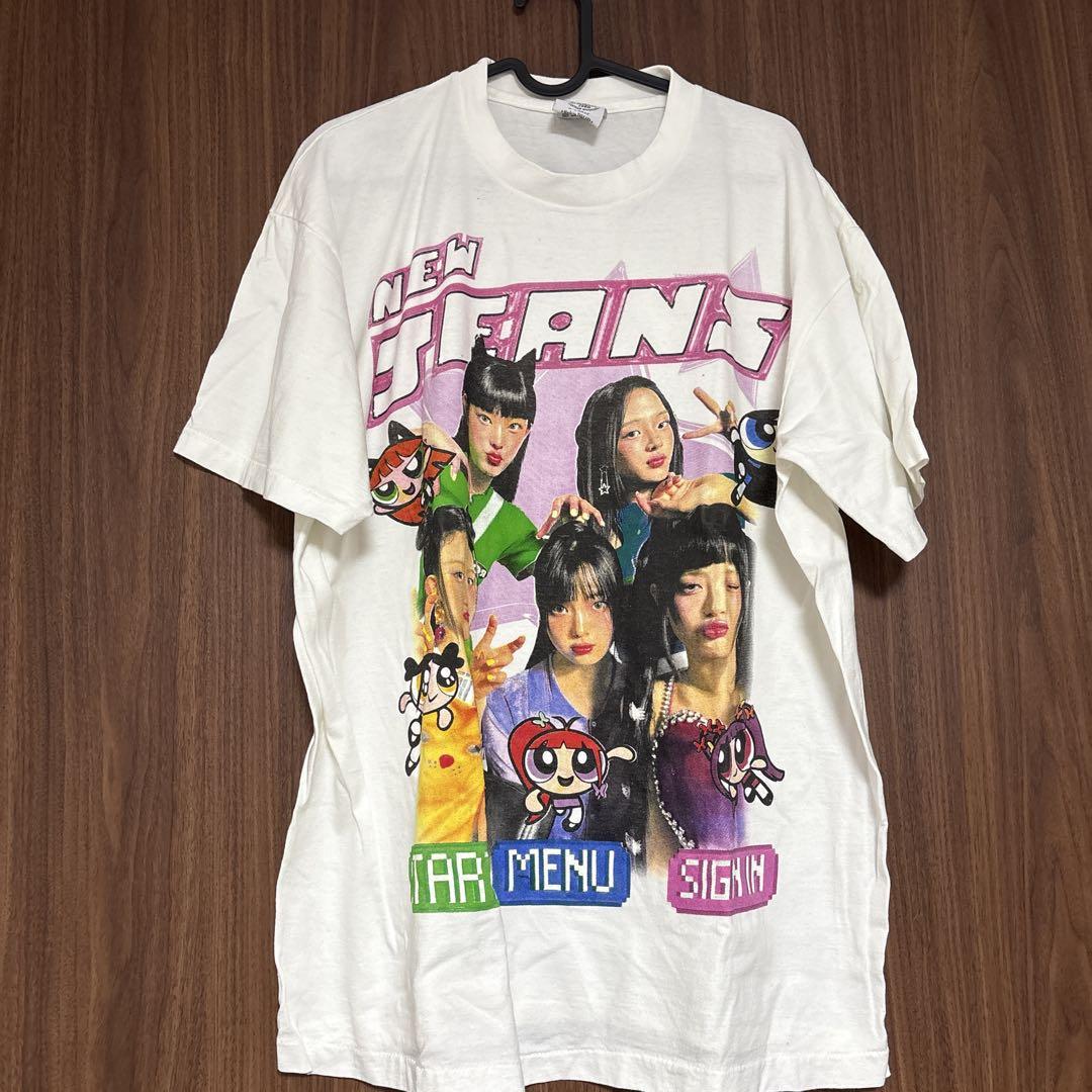 NEWJEANS Tシャツ 白 ニュージーンズ