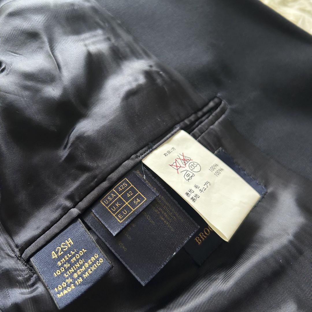 美品✨ブルックスブラザーズ 42 XL 紺ブレ 金ボタン テーラードジャケット