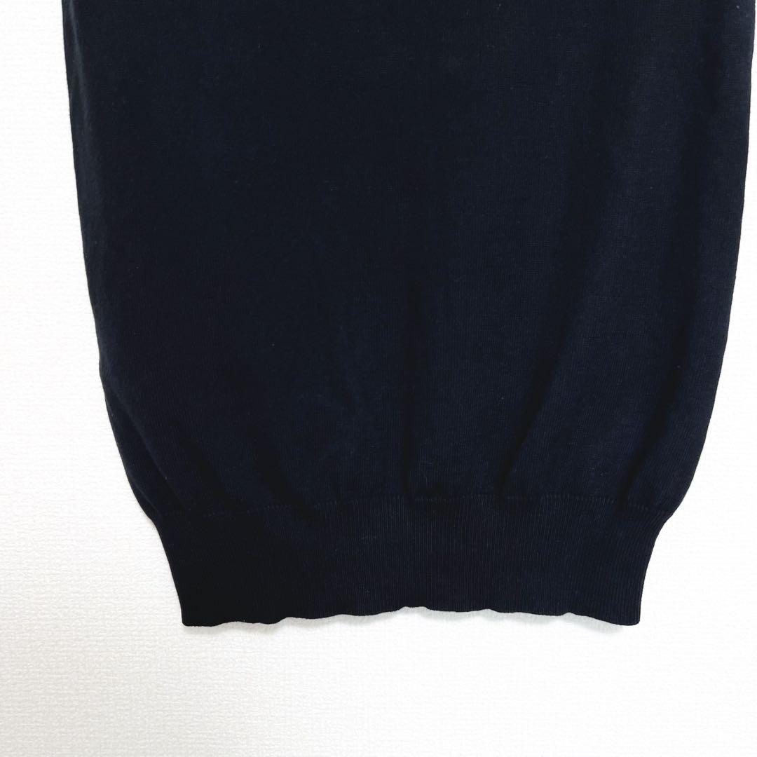 SAINT LAURENT サンローラン ニット ノースリーブベスト ロゴ刺繍