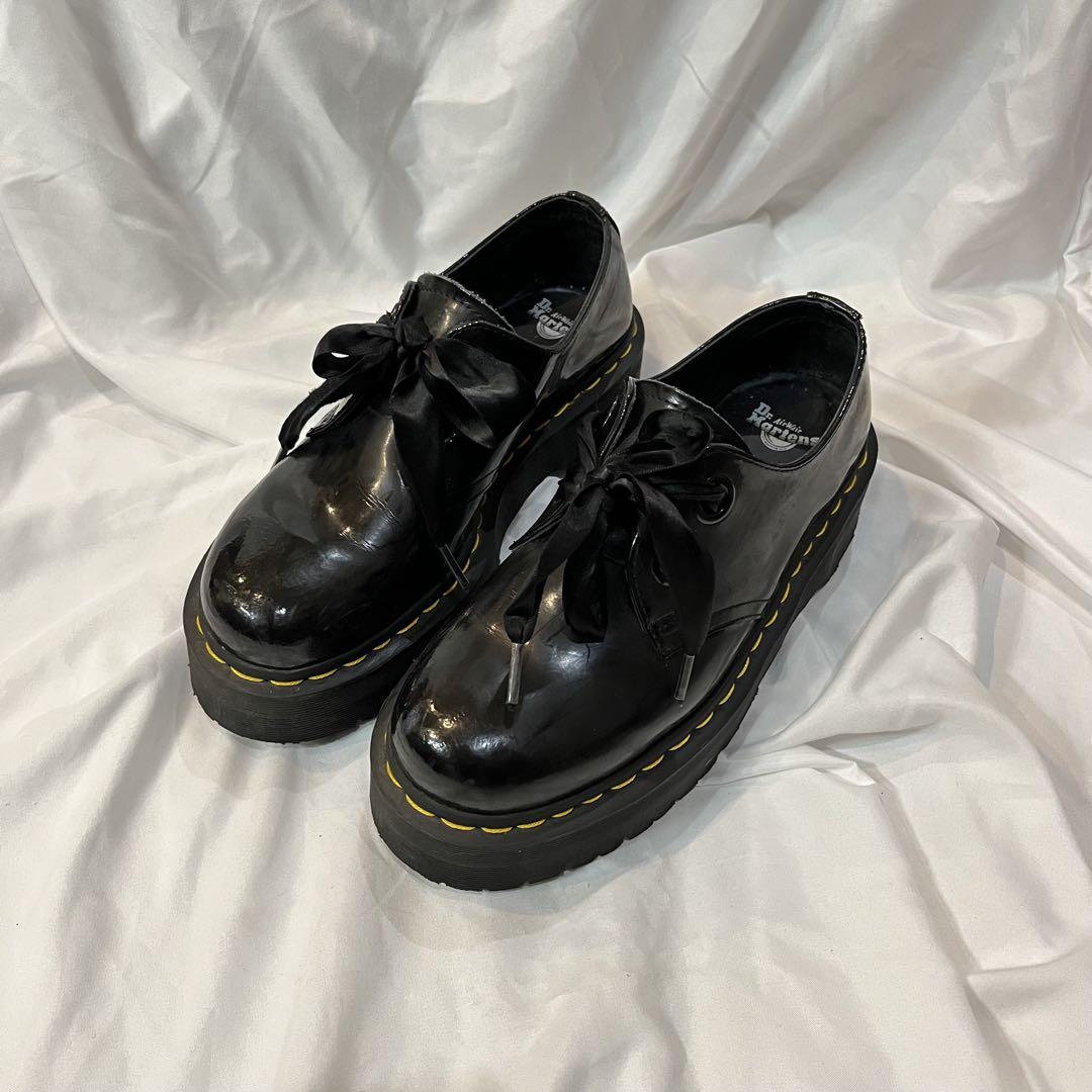 Dr.Martens HOLLY 厚底 リボン Dr.Martens ドクターマーチン holly 厚底 リボン UK6 39