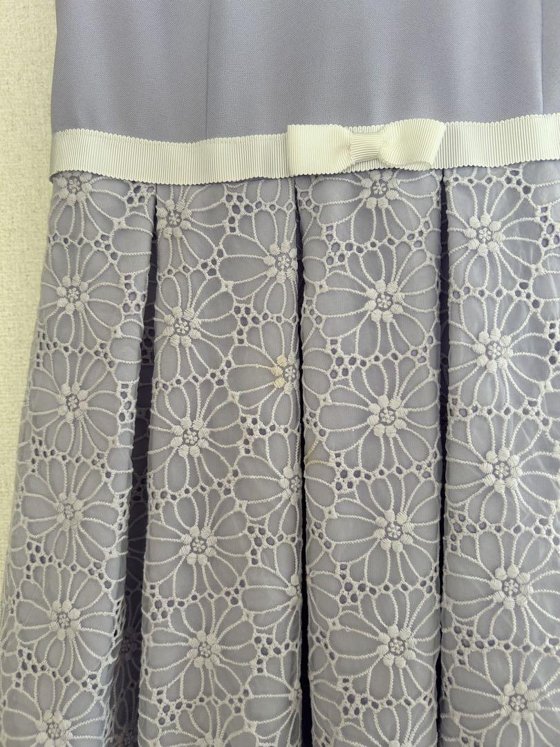 petitmain 入学式　薄紫色レースドレス＆ジャケットセット