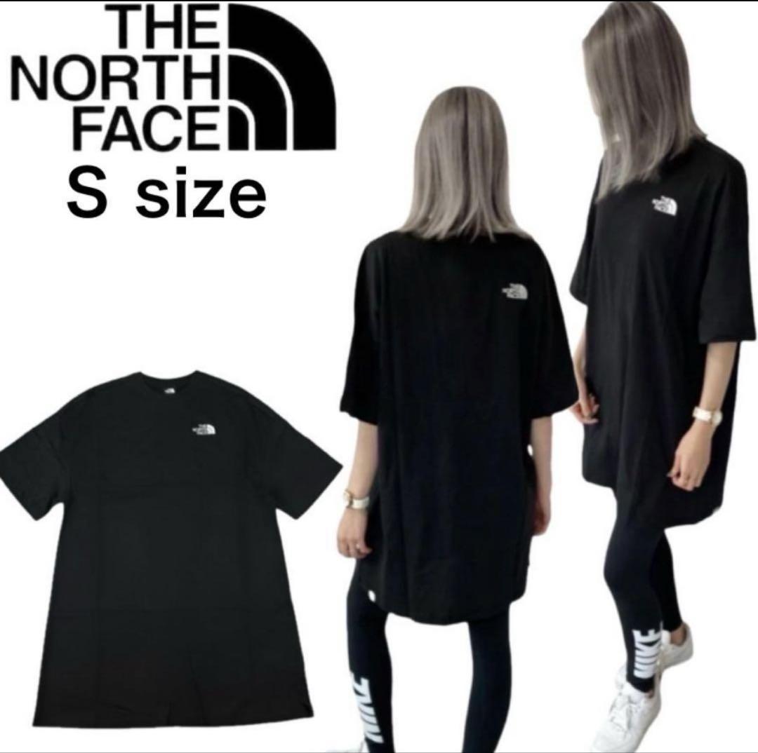 ザ ノースフェイス Tシャツ ブラック チュニック丈 S