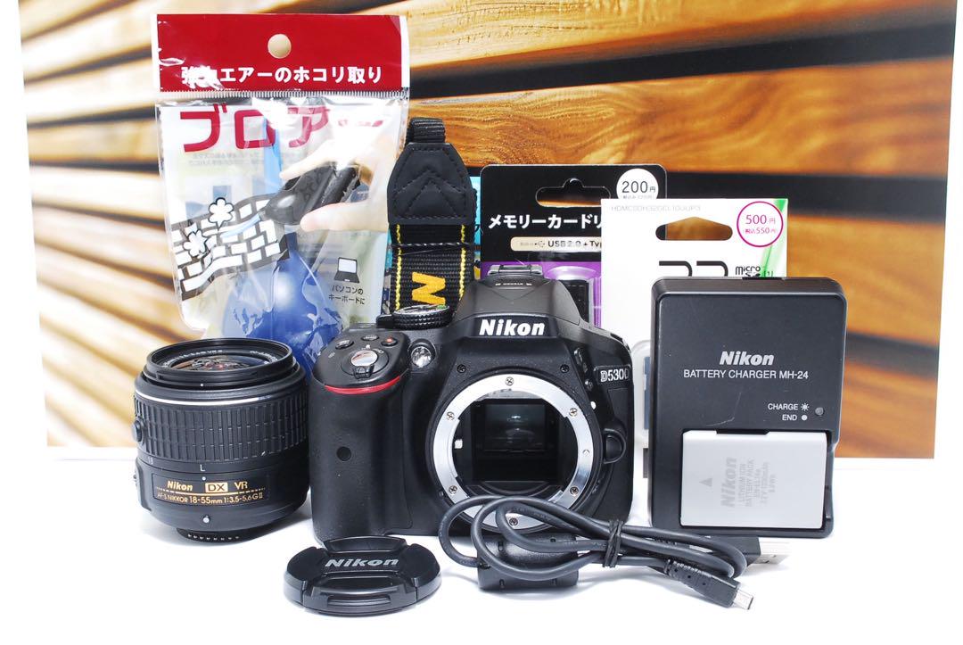 Nikon D5300 デジタル一眼レフカメラ Wi-Fi転送 手ぶれ補正
