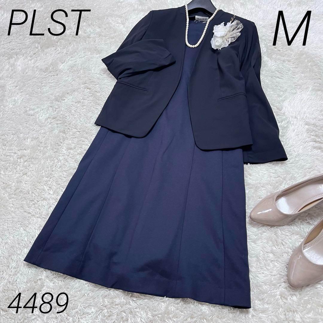 PLST プラステ　レディースフォーマル　黒　ネイビー M