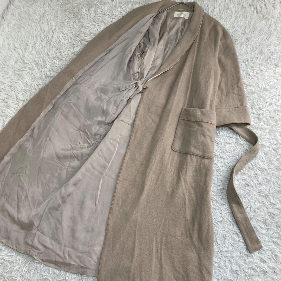 15944✨良品✨エトロ ロングチェスターコート ウールカシミヤ ベージュ M 15944✨良品✨エトロ ロングチェスターコート ウールカシミヤ ベージュ M
