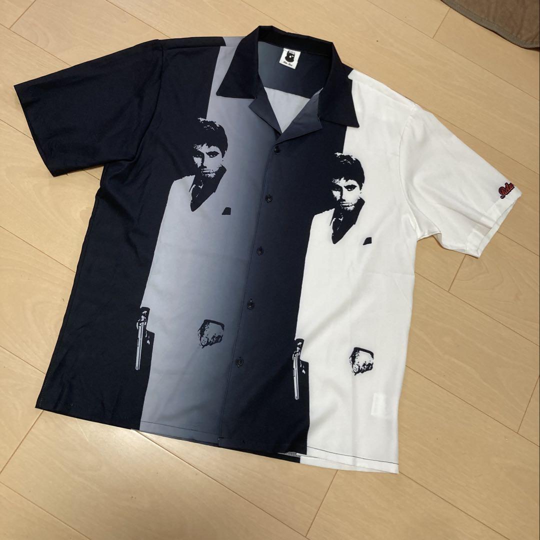 SCARFACE スカーフェイス アルパチーノ トニーモンタナ 柄シャツ