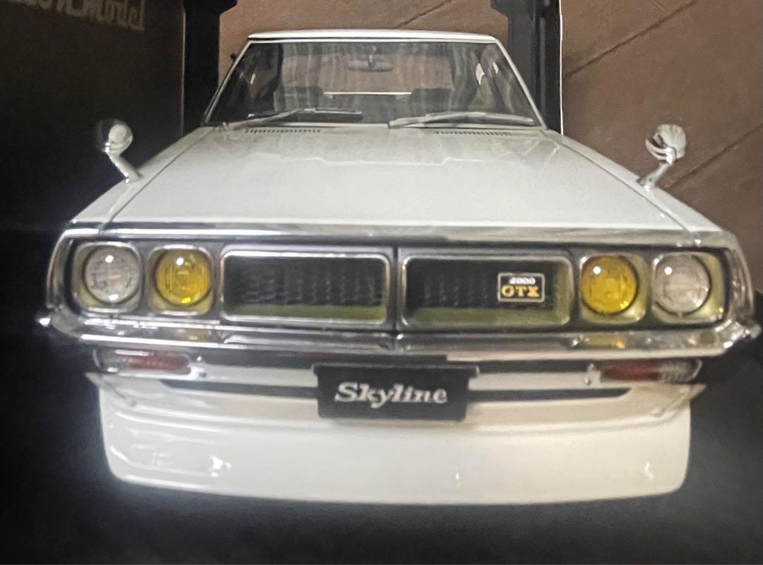 ミニカー Nissan Skyline 2000 GT-X GC110 1/18 Whit